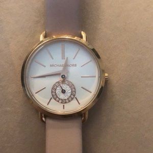 Michael Kors Petite Portia Leather Watch MK2735